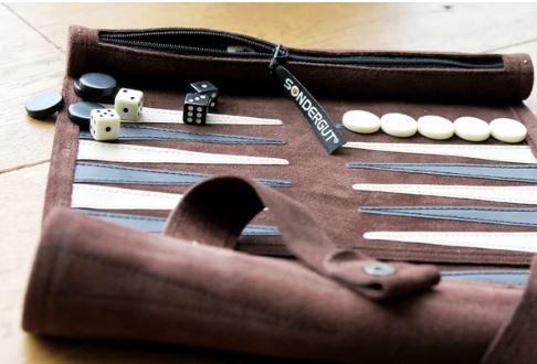 Roll-Up Backgammon Set