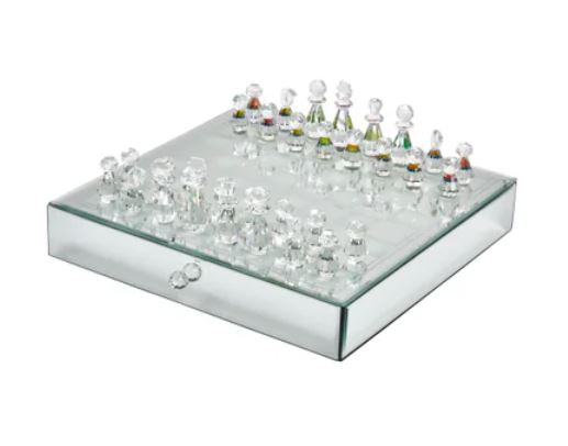 Crystal Mirrored Chess Set