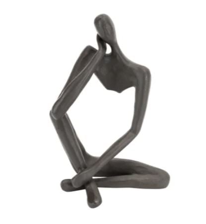 Modern Thinking Man Sculpture