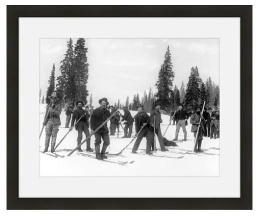 A Ski Brigade 1910 Artwork